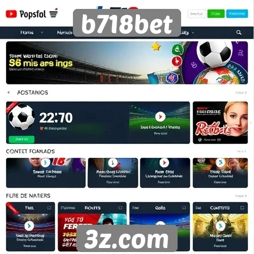 Avaliação das funcionalidades do site b718bet