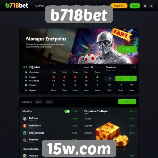 Interface do usuário do b718bet é intuitiva